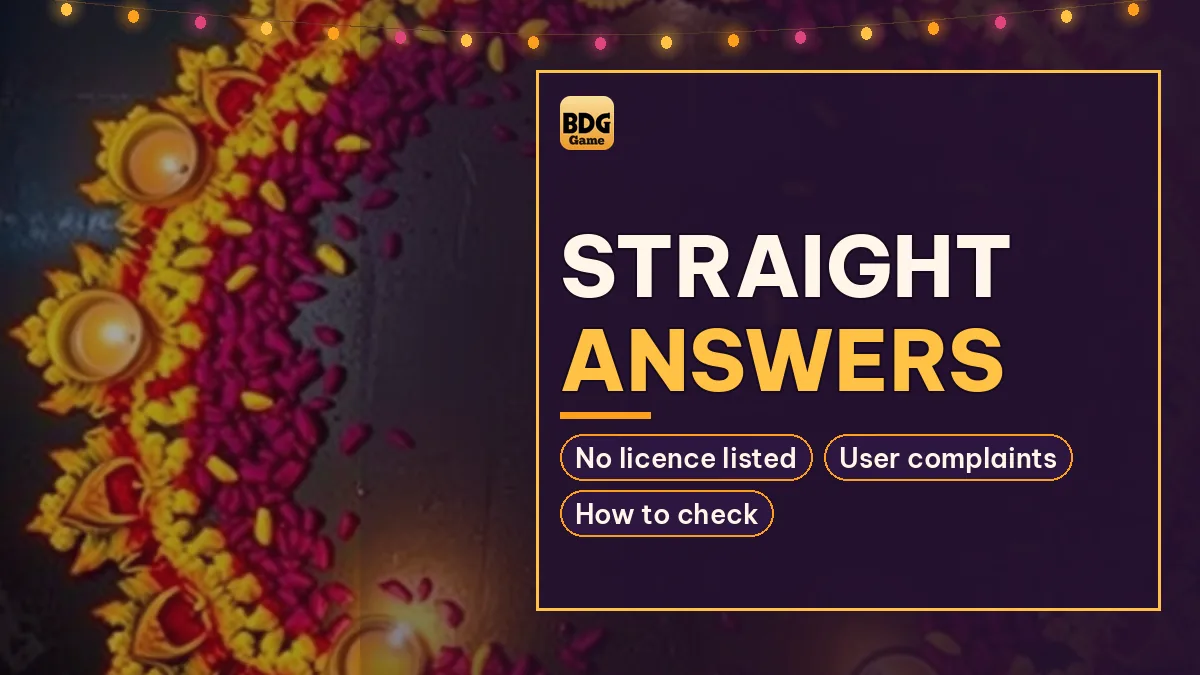 Straight Answers card noting No licence listed and User complaints