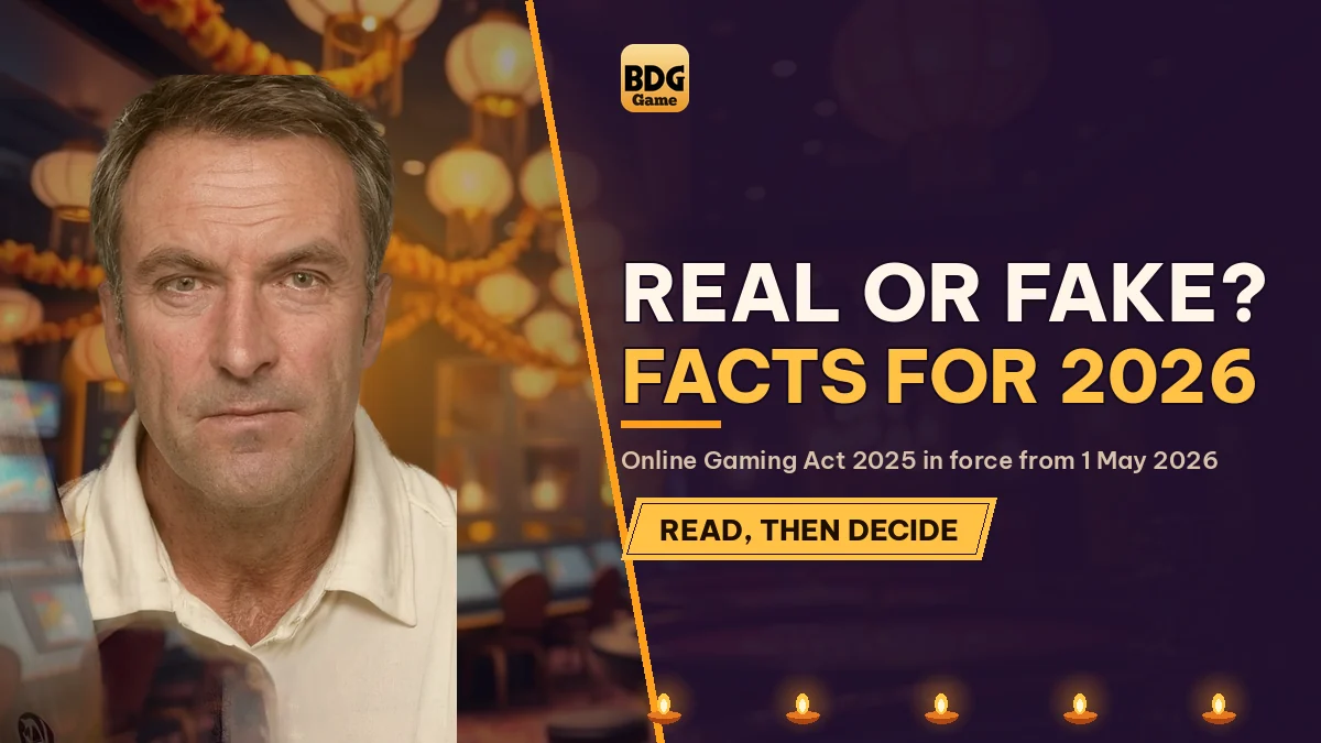 Real or Fake? Facts For 2026 banner with a cricketer resting a bat on his shoulder